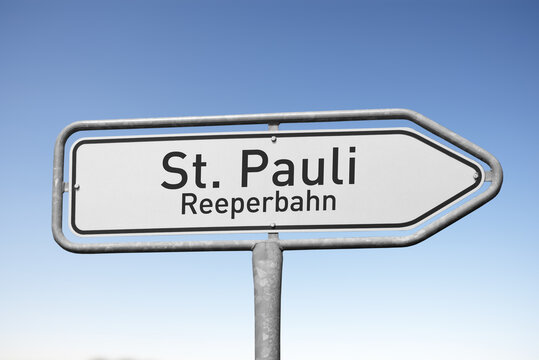 Symbolbild: Wegweiser, St. Pauli, Reeperbahn, Hamburg