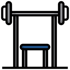 Sport And Activity_FITNESS filled outline icon,linear,outline,graphic,illustration