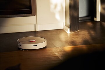 Robotic Vacuum Cleaner. Smart Home Cleaning for Wet and Dry Floor cleaning. Smart and sustainable...