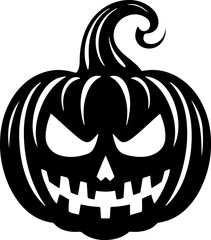 Halloween pumpkin icon vector illustration