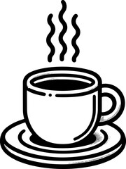 Coffee or Tea Cup Handdrawn