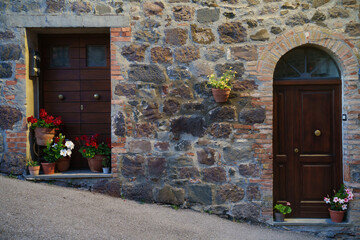 Radicofani, historic town in Tuscany