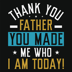 Father's day typography vector tshirt design