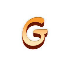 3D letter G