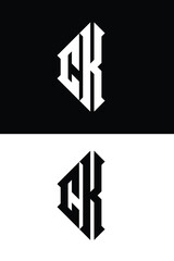 CK letter logo