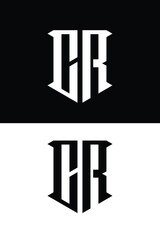 Cr letter logo