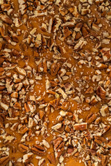 Pumpkin spice fudge with pecans