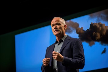Public Event Speaker Professor Climate Change Environmental Pollution Problems Sustainable Clean Energy Green Business Project Carbon Footprints Ted Talk International Conference Presentation 3:2