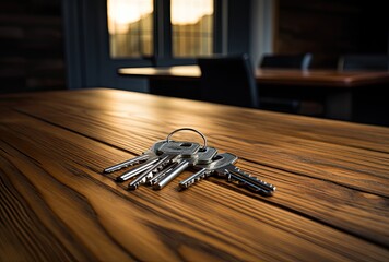 keys on the table