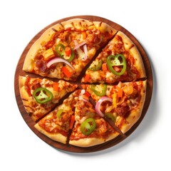 Barbecue Pizza w Bell Pepper