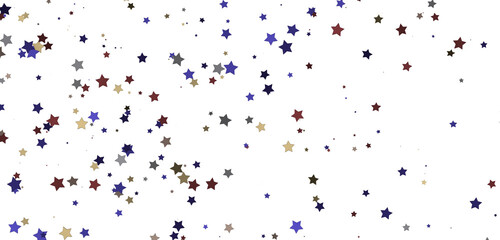 Celestial Downpour: Experience the Marvel of a 3D Gold Stars Rain