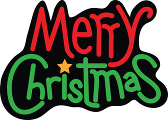 Merry Christmas vector image