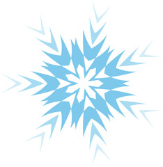illustration of a snowflake vector image
