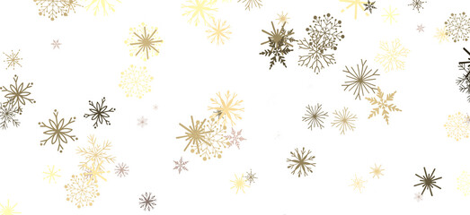 Fototapeta premium Gentle Snow Drift: Mind-Blowing 3D Illustration of Falling Holiday Snowflakes