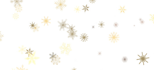 Winter Snow Showers: Spectacular 3D Illustration Showcasing Falling Christmas Snowflakes