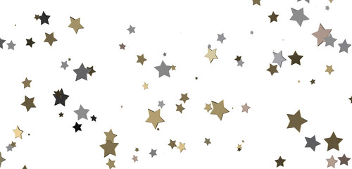 XMAS Stars - stars background, sparkle lights confetti falling. magic shining Flying christmas stars on night