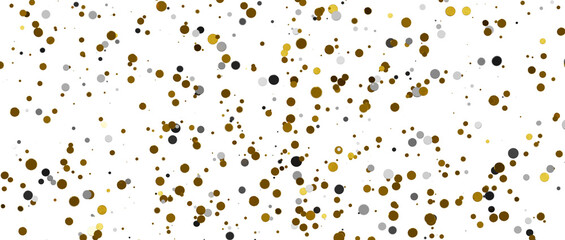 Glittering Triumph: Mind-Blowing 3D Illustration of gold  Confetti Celebration