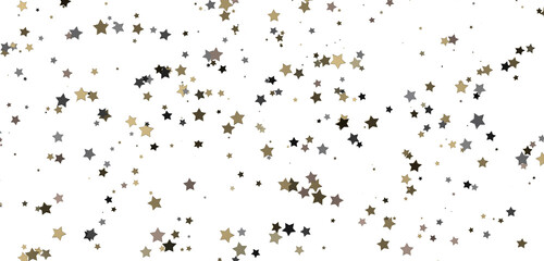 XMAS Stars - stars background, sparkle lights confetti falling. magic shining Flying christmas stars on night