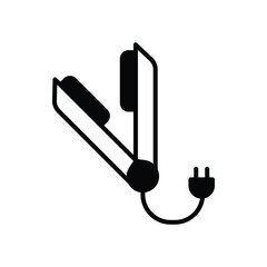Hair Straightener icon. Suitable for Web Page, Mobile App, UI, UX and GUI design.