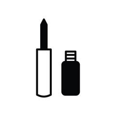 Eyeliner icon. Suitable for Web Page, Mobile App, UI, UX and GUI design.