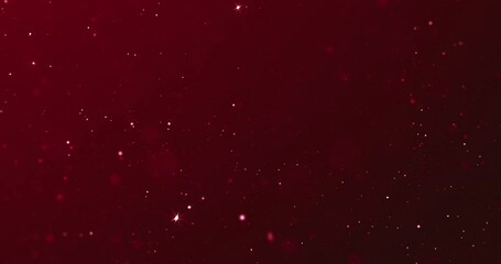 abstract christmas gradient red background with bokeh flowing, festive holiday happy new year - Powered by Adobe