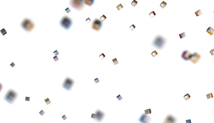 Motion of digital data flow. Communication and technology network concept with moving lines and dots