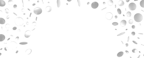 silver Confetti Glitter Overlay