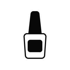 Obraz premium Nail Polish icon. Suitable for Web Page, Mobile App, UI, UX and GUI design.