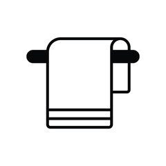 Towel icon. Suitable for Web Page, Mobile App, UI, UX and GUI design.