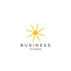 Sun logo design, Brand Identity, flat icon, monogram, business, editable, eps, royalty free image, corporate brand, creative, icon