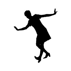 People silhouette overlay. Shape and shapes. Graphic resource and backdrop. PNG