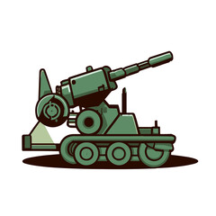 tank vector illustration to generative AI.