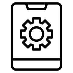 Obraz premium phone setting