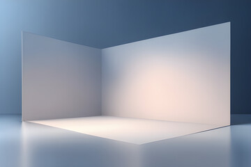 A simple and abstract light navy blue background ideal for product presentations