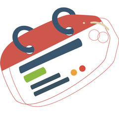 Black Friday Cute Credit Card Calendar Price Tag