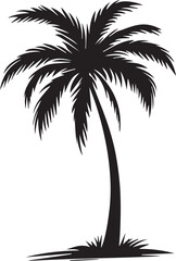 Palm Trees Silhouette, Coconut Tree Silhouette