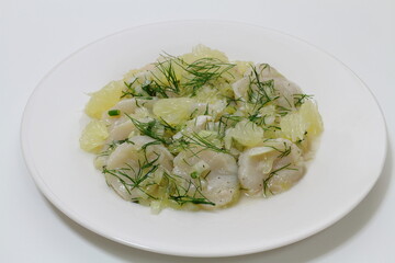 ホタテの柑橘マリネ