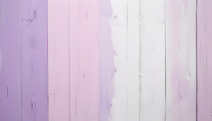 Close-up of a purple and white wooden wall