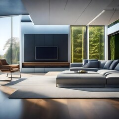 living room interior  generative AI tool