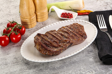 Rib eye steak grilled beef