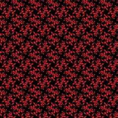 red and black seamless pattern