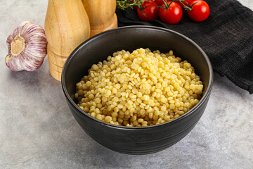 Organic wheat pasta - boiled ptitim