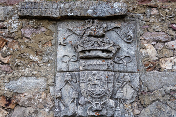Shield of the Hermitage of San Froilán, Valdorria, León, Spain.
