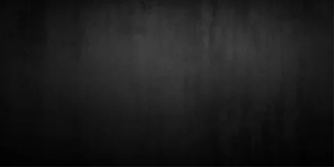 Foto op Plexiglas Black cracked wall slate texture wall grunge backdrop rough background, dark concrete floor or old grunge background. black concrete wall , grunge stone texture bakground  © Ghost Rider