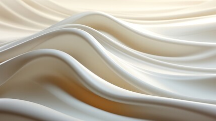 Obraz premium White decoration abstract curved and elegant. Generative AI.