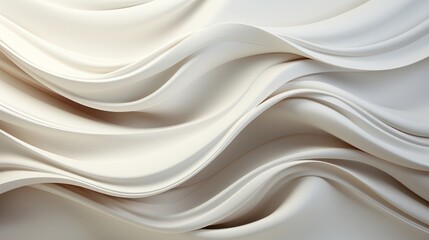 Obraz premium White decoration abstract curved and elegant. Generative AI.