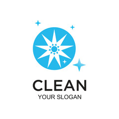 Clean logo design simple concept Premium Vector