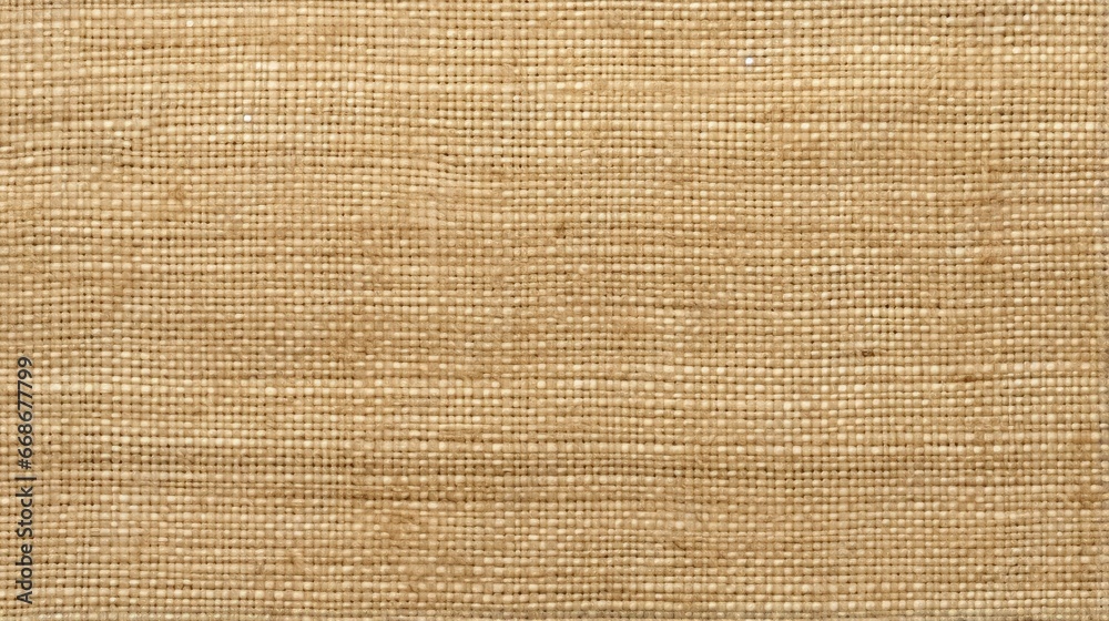 Aufkleber jute hessian sackcloth canvas sack cloth woven texture pattern background in yellow beige cream brow