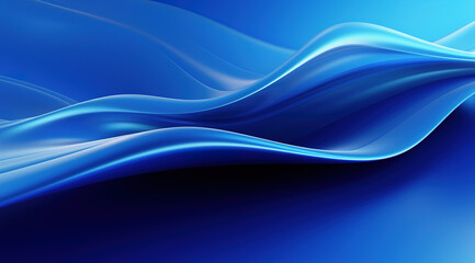 Fototapeta premium 3D digital flowing waves, abstract background