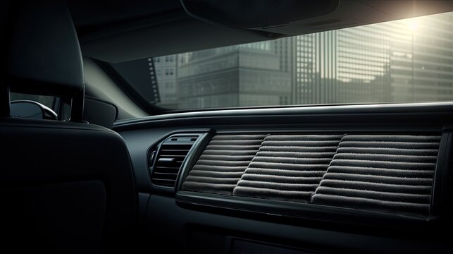 New air conditioner cabin air filter with activated carbon.